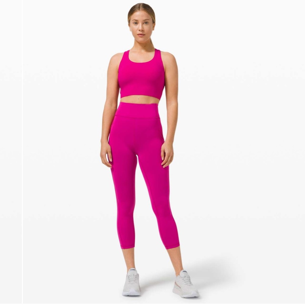 Raspberry Lululemon Two-Piece Set